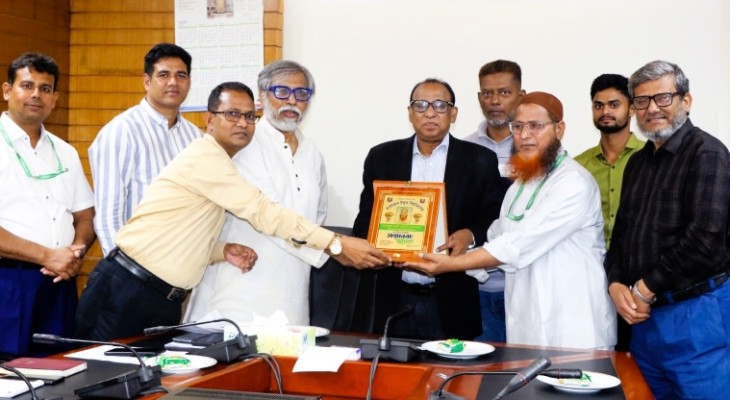 বাউবির গাড়ি চালকের অবসরোত্তর বিদায় সংবর্ধনা